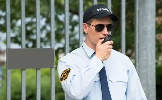 Security and Protective Services Pathway image 3 (name sunglasses walkie talkie security guard)